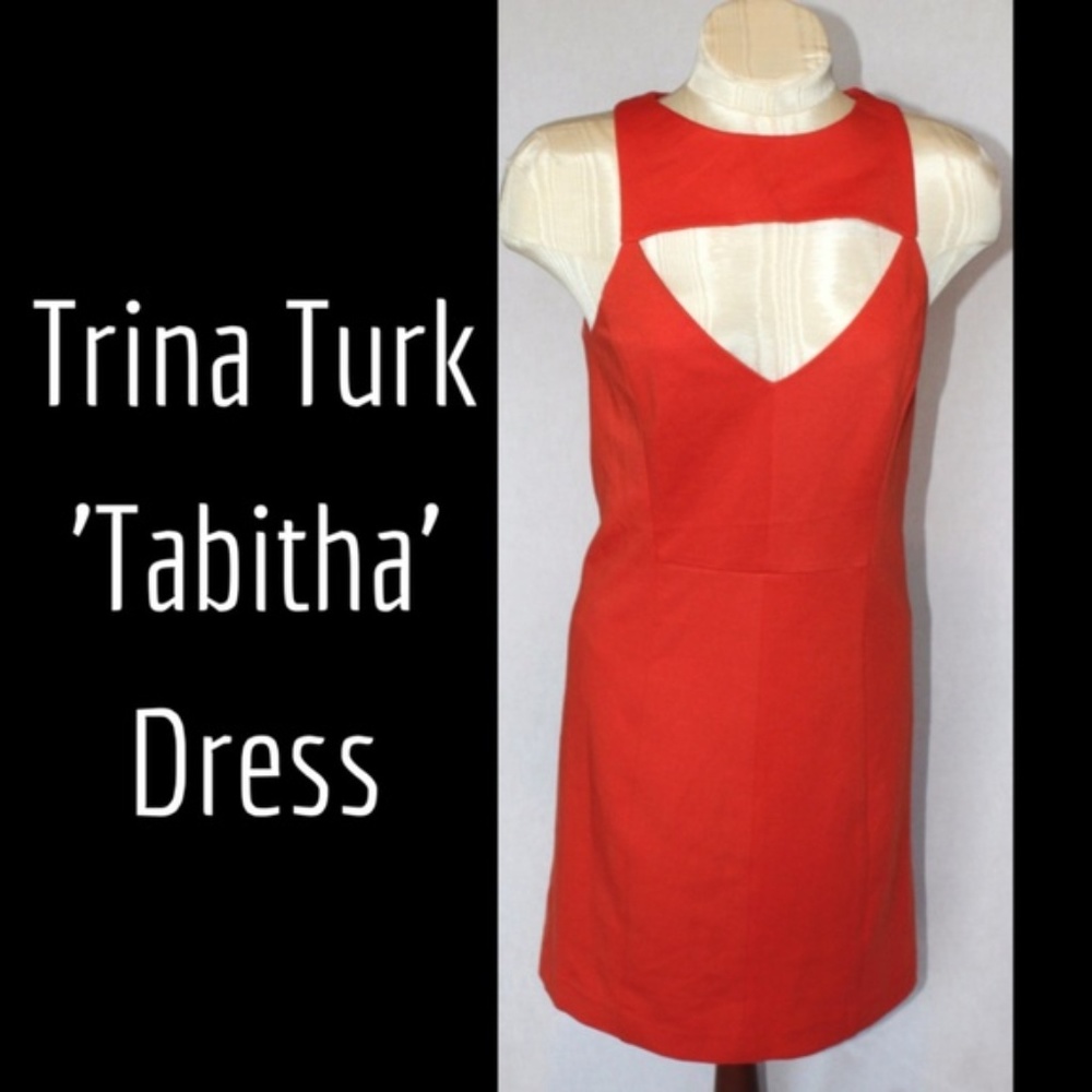 Trina Turk | Tangerine ' Tabitha ' Cutout Dress